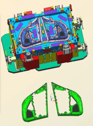 Acuan Suntikan Bingkai Pintu